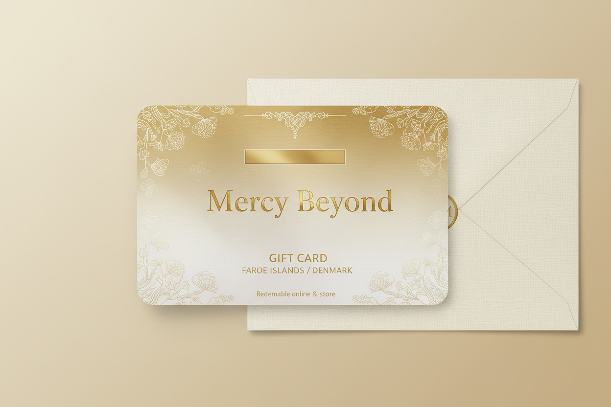Gavekort til Mercy Beyond shoppen